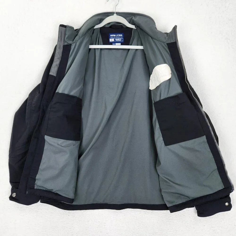 Carhartt Jacket Mens XL Black Super Dux Relaxed Fit Softshell Full Zip 0J5534-M